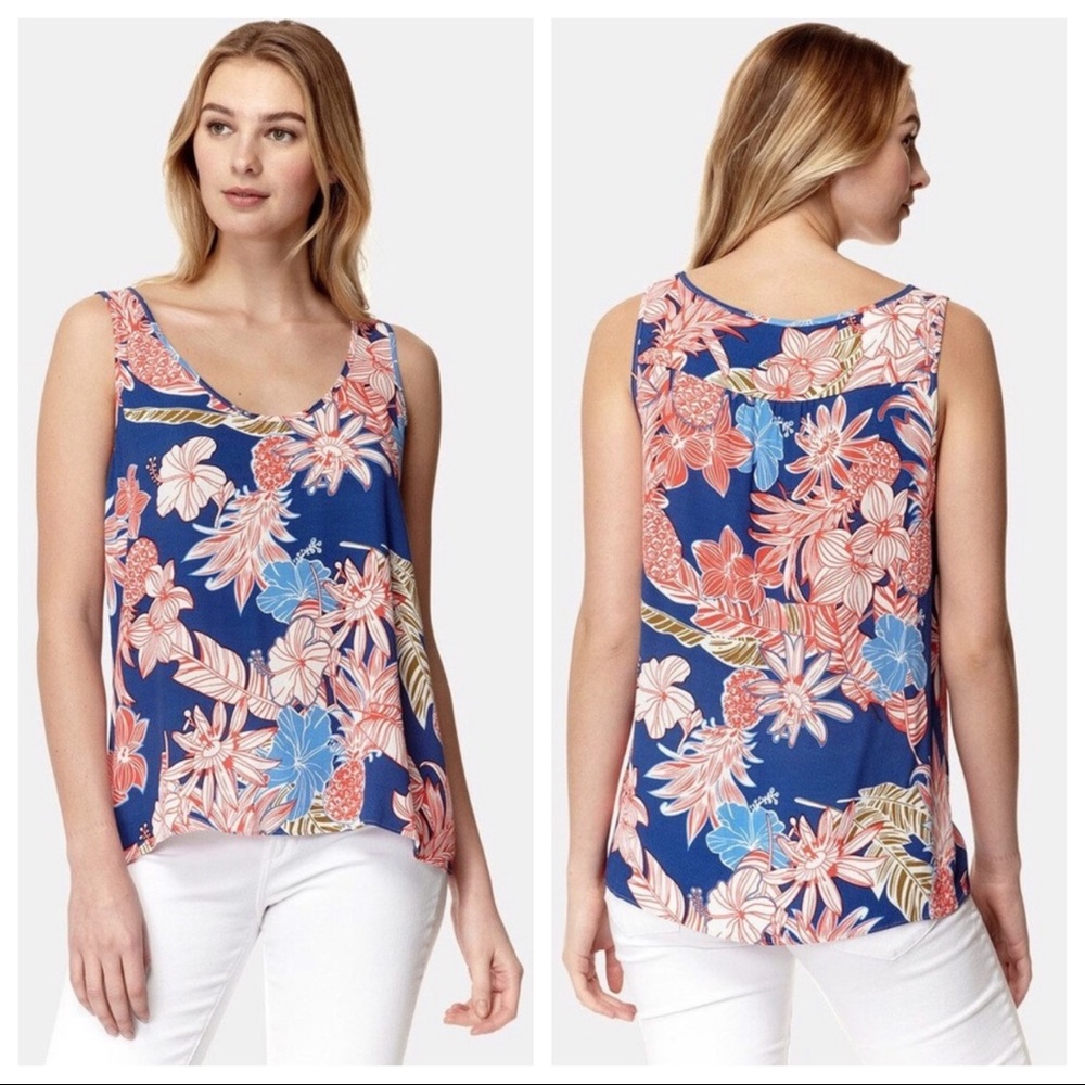 🌈Cooper & Ella Clara A Line Floral Tank